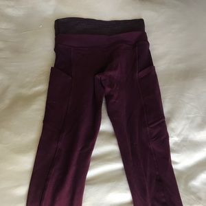 Lululemon leggings with pockets